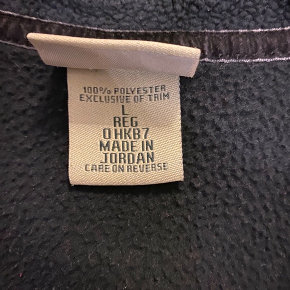 L.L Bean Vintage Fleece Christmas Sweater 90s Sz L - Picture 3 of 4